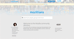 Desktop Screenshot of mozillians.org