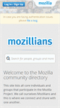 Mobile Screenshot of mozillians.org